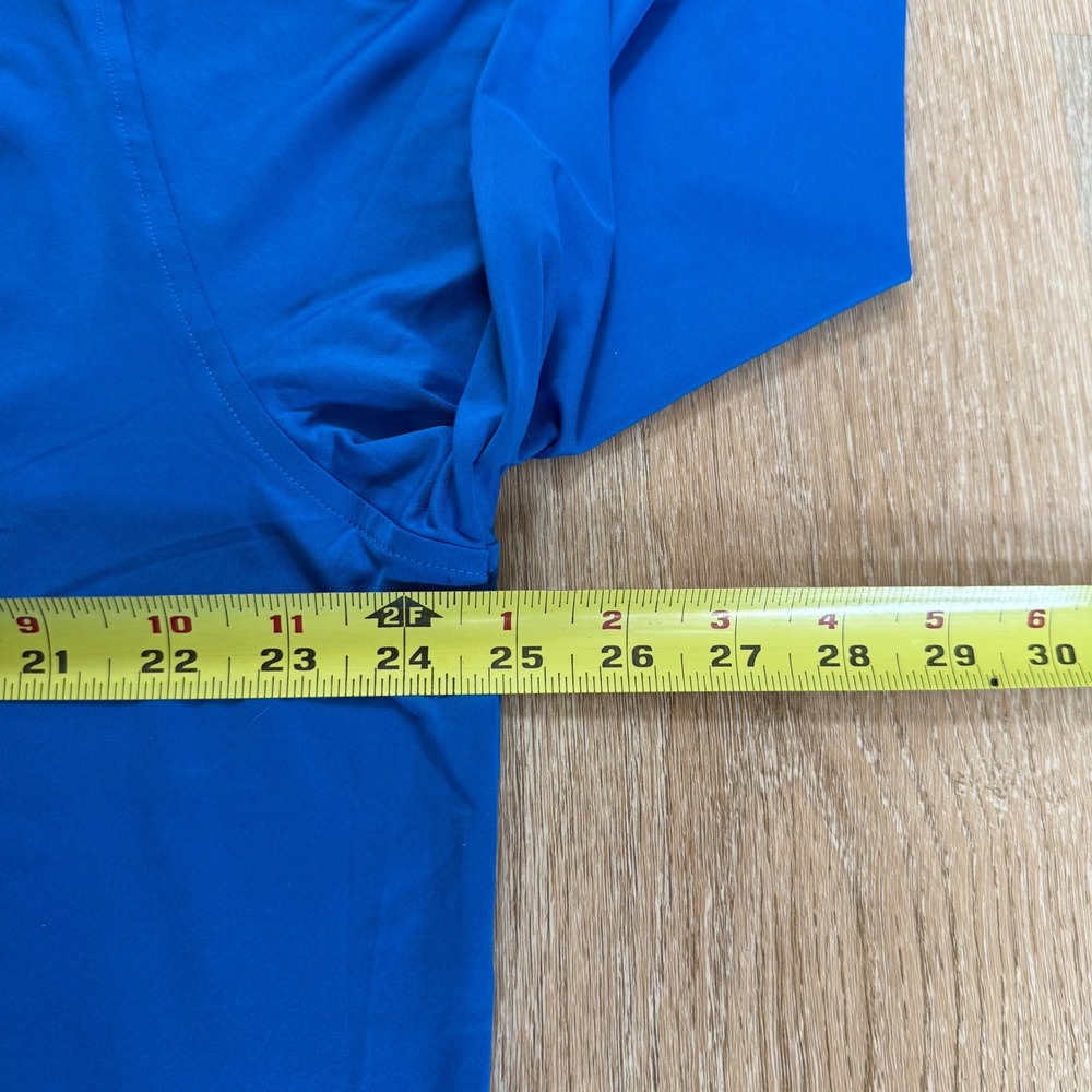 Johnnie-O Talon Performance Hoodie Mens XL Palisades Blue JMLT2620 UPF 50 NWOT - Picture 5 of 7